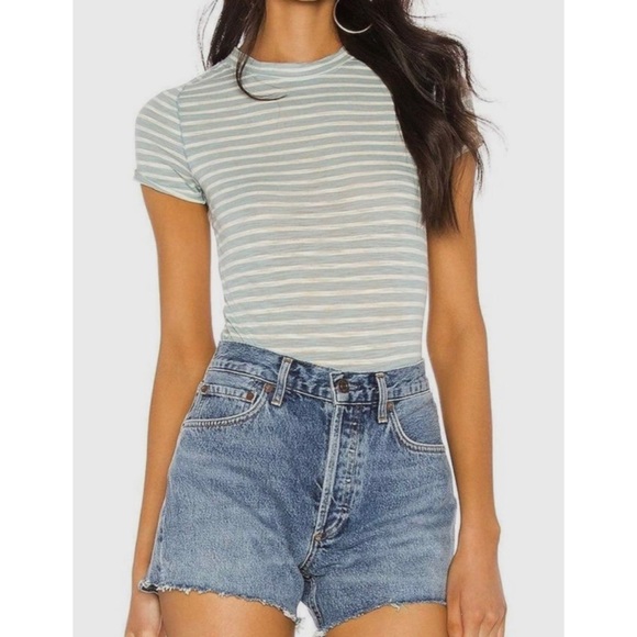 We The Free Sage Combo Striped T-Shirt - Picture 16 of 16